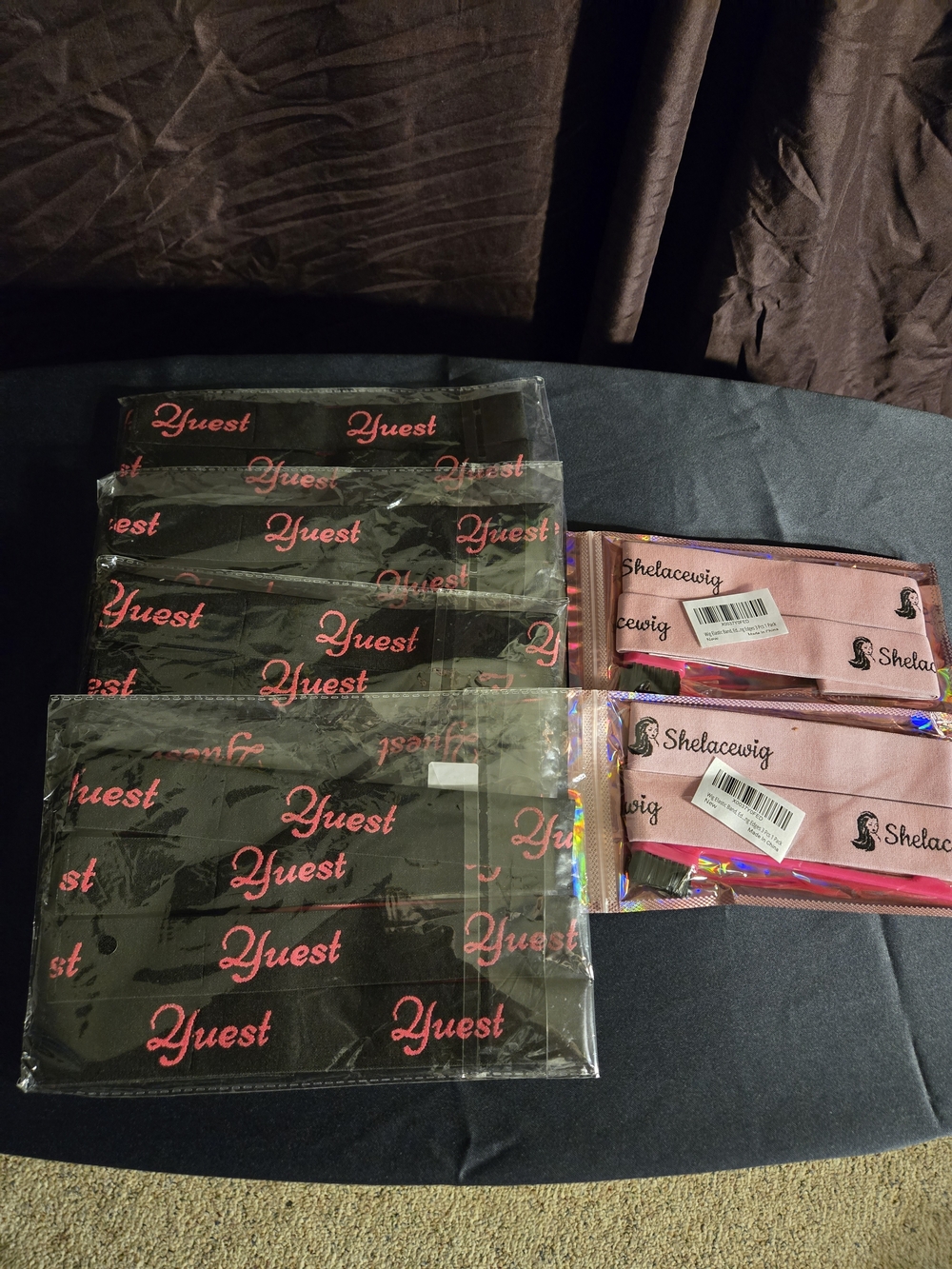 Shelacewig And Yuest Brand Wig Bands Set with Brush